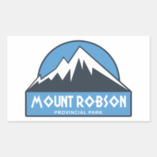 Mount Robson Provincial Park Rectangular Sticker