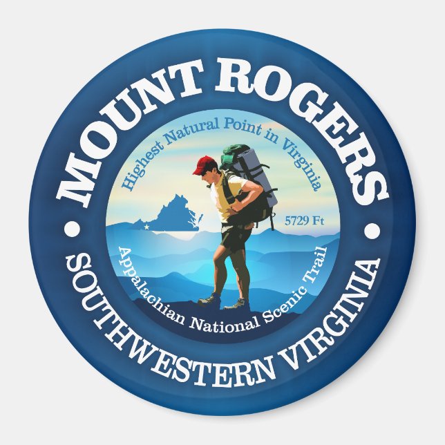 Mount Rogers (C) Magnet (Front)