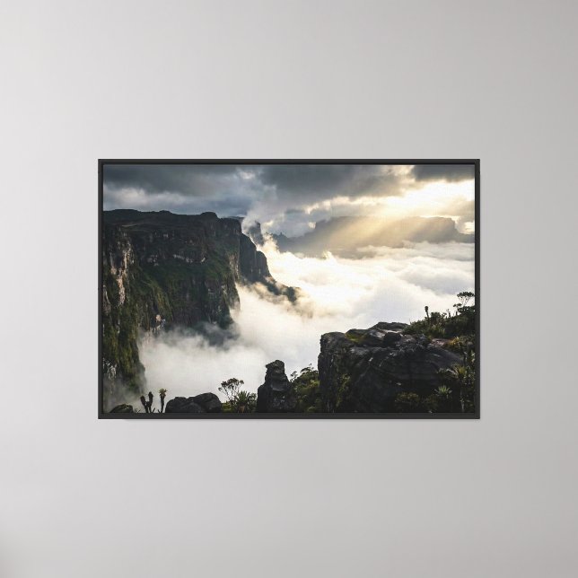 Mount Roraima Ancient Summit - Hyper-Realistic  Canvas Print (Front)