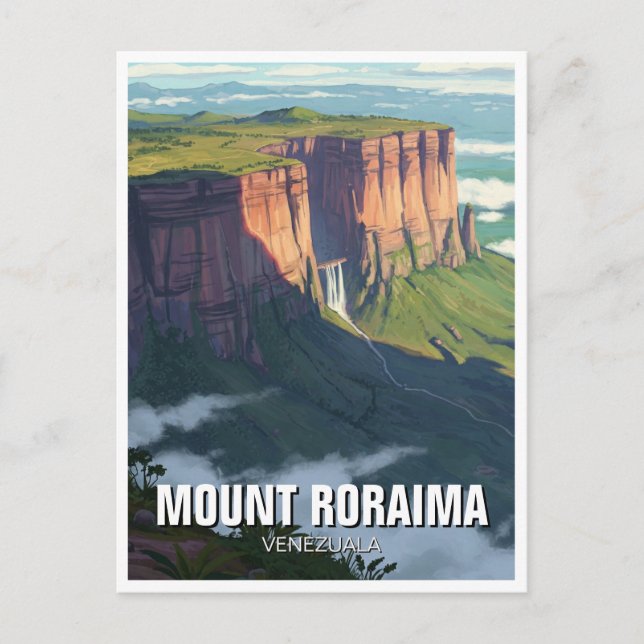 Mount Roraima Venezuala Travel Postcard (Front)