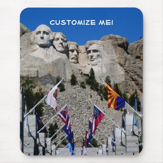 Mount Rushmore American Memorial Mouse Pad (Front)
