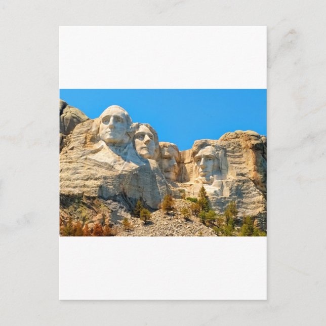 Mount Rushmore Classic View Postcard (Front)
