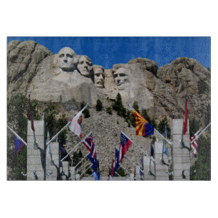 Mount Rushmore Customisable Photo Souvenir Cutting Board