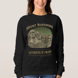 Mount Rushmore Defenders of Freedom South Dakota U Sweatshirt