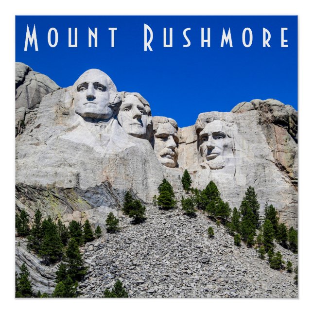 Mount Rushmore Glossy Poster (Front)