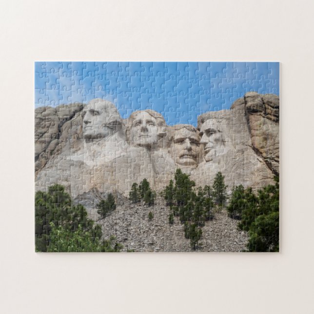 Mount Rushmore in Spring Jigsaw Puzzle (Horizontal)