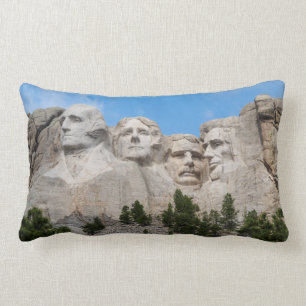 Mount Rushmore in Spring Lumbar Cushion