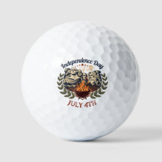 Mount Rushmore Independence day Golf Balls