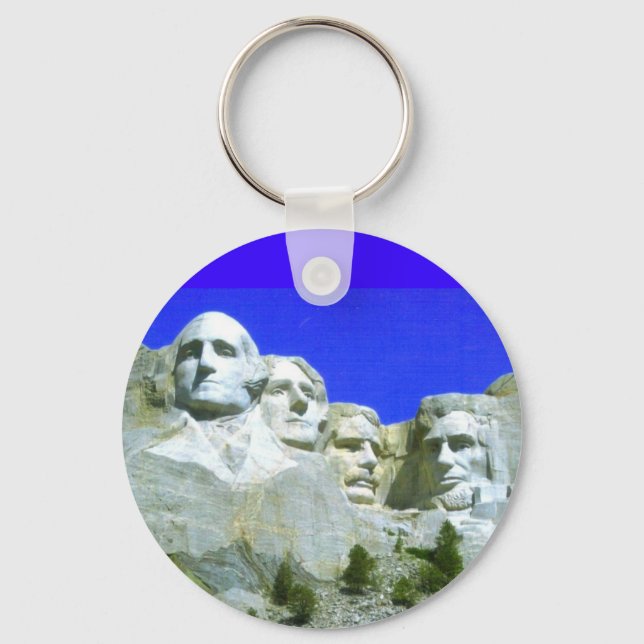 Mount Rushmore Keychain (Front)