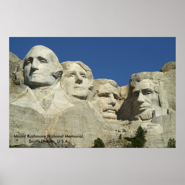 Mount Rushmore National Memorial Poster (Front)