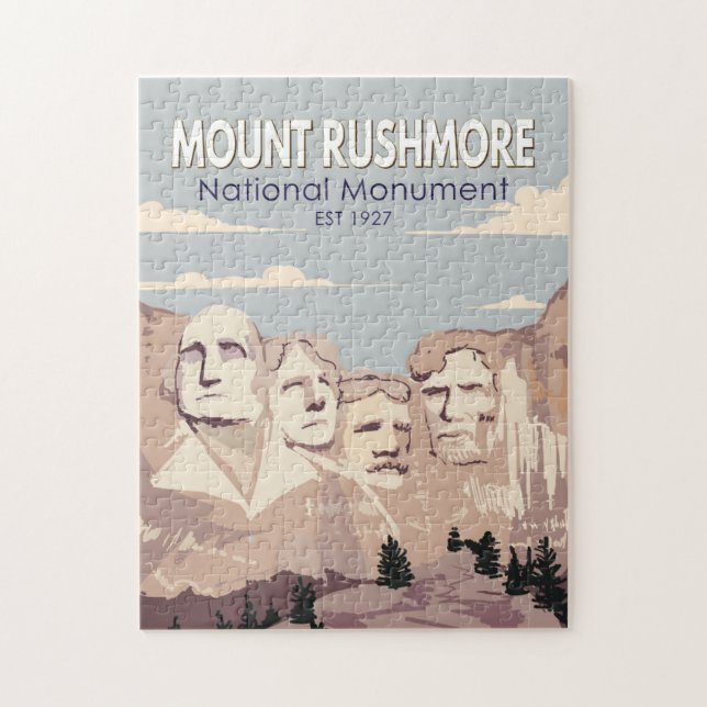 Mount Rushmore National Monument South Dakota Jigsaw Puzzle (Vertical)