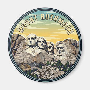 Mount Rushmore National Monument Travel Magnet