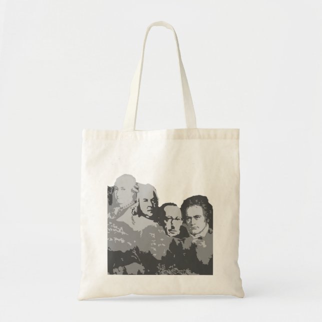 Mount Rushmore of Composers Tote Bag (Front)