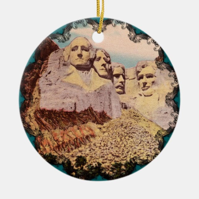 Mount Rushmore Ornament (Front)