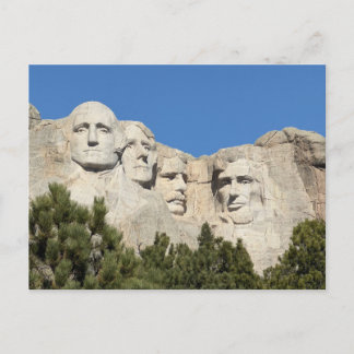 Mount Rushmore Post Card