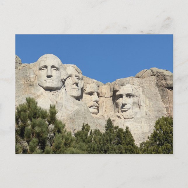 Mount Rushmore Post Card (Front)