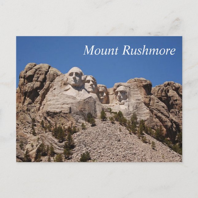 Mount Rushmore - postcard (Front)