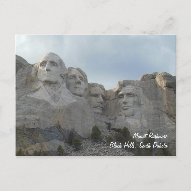 Mount Rushmore Postcard (Front)