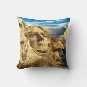 Mount Rushmore Presidential Memorial Cushion
