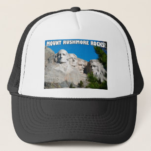 Mount Rushmore Rocks! Mount Rushmore, South Dakota Trucker Hat
