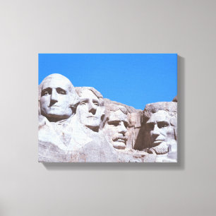 Mount Rushmore Sculpture in South Dakota Canvas Print
