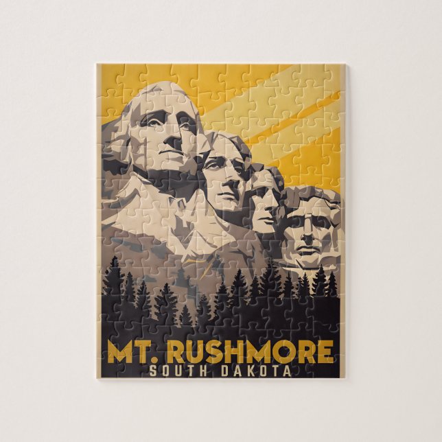 Mount Rushmore, South Dakota Jigsaw Puzzle (Vertical)
