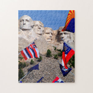 Mount Rushmore South Dakota. Jigsaw Puzzle