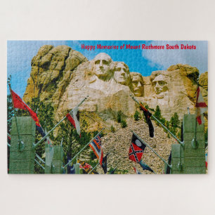 Mount Rushmore South Dakota. Jigsaw Puzzle