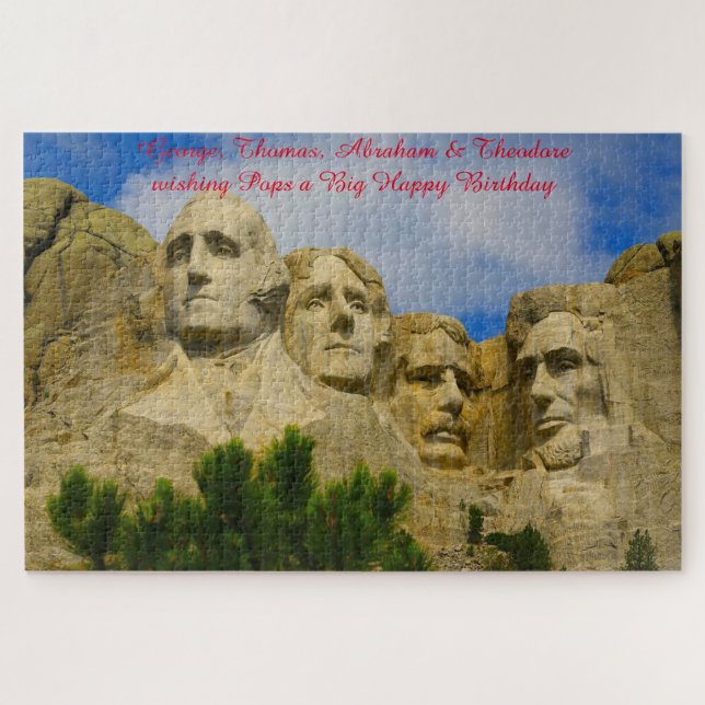 Mount Rushmore South Dakota Jigsaw Puzzle (Horizontal)