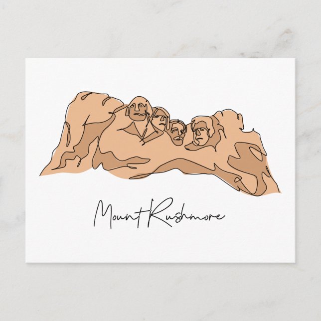 Mount Rushmore SOUTH DAKOTA Postcard (Front)