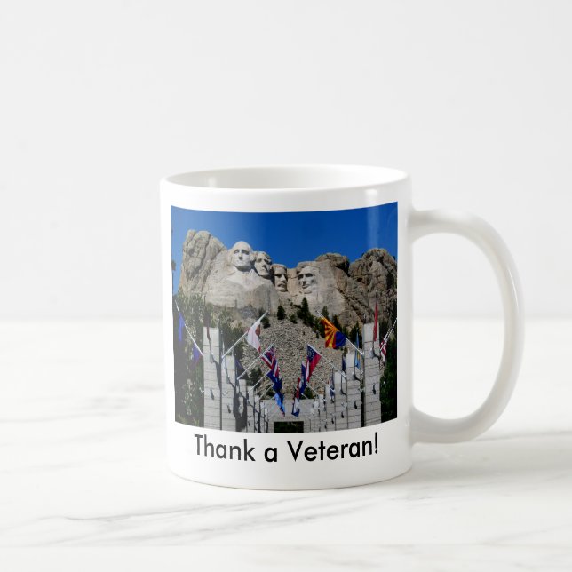 Mount Rushmore South Dakota Souvenir Coffee Mug (Right)