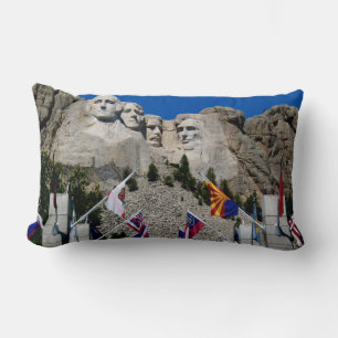 Mount Rushmore South Dakota Souvenir Lumbar Cushion