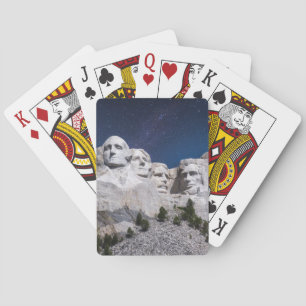 Mount Rushmore Timelapse Sky Playing Cards