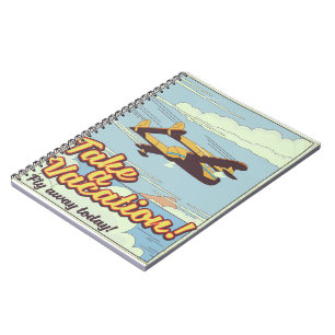 Mount Rushmore Vintage Style travel poster. Spiral Notebook