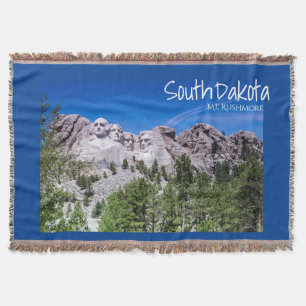 Mount Rushmore Vista Throw Blanket