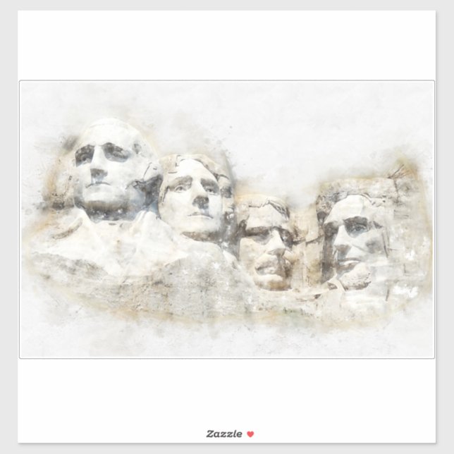 Mount Rushmore watercolor (Sheet)