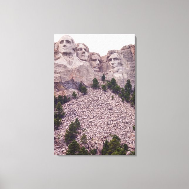 Mount Rushmore's Four Canvas Print (Front)
