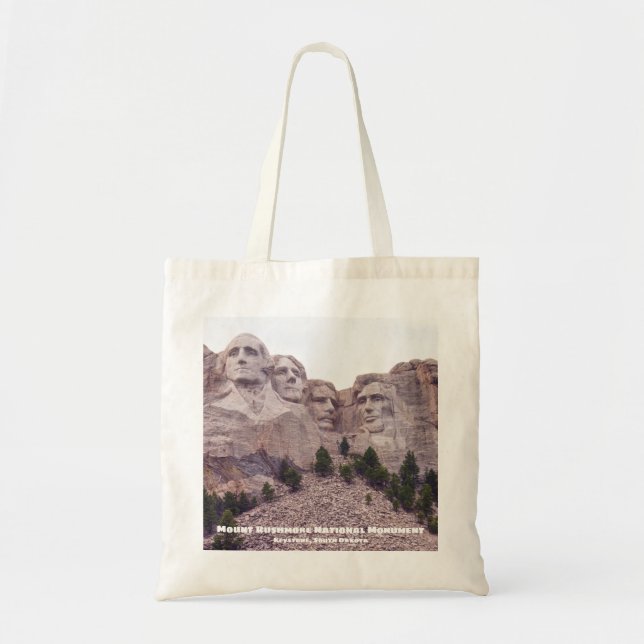 Mount Rushmore's Four Tote Bag (Front)