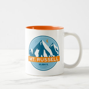 Mount Russell California Stars Moon Two-Tone Coffee Mug