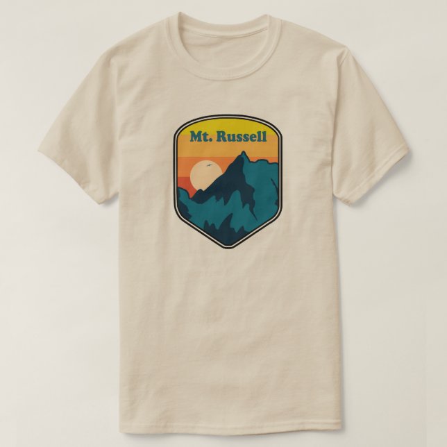 Mount Russell California Sunrise T-Shirt (Design Front)
