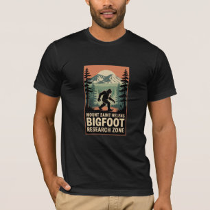 Mount Saint Helens Bigfoot Research Zone Tee
