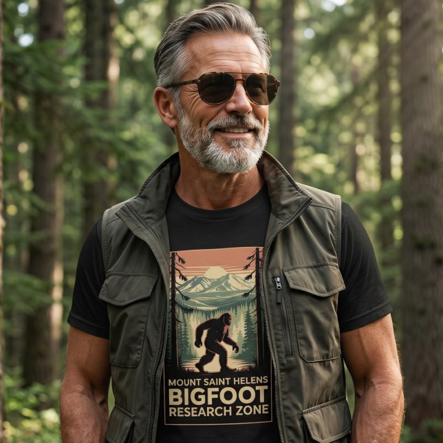 Mount Saint Helens Bigfoot Research Zone Tee (Creator Uploaded)