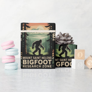 Mount Saint Helens Bigfoot Research Zone Wrapping Paper