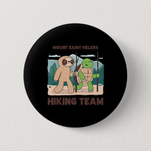 Mount Saint Helens hiking team climbing expedition 6 Cm Round Badge