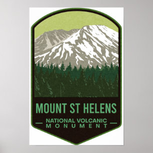 Mount Saint Helens National Volcanic Monument Poster