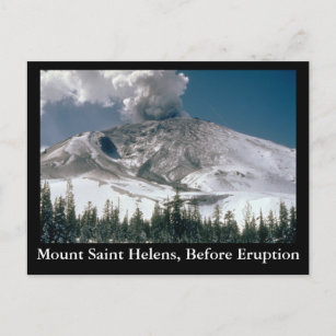 Mount Saint Helens - Pre-Eruption Postcard