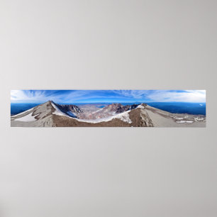 Mount Saint Helens Summit Panorama Poster