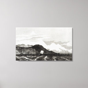 Mount Sarmiento, engraved by Thomas Landseer Canvas Print