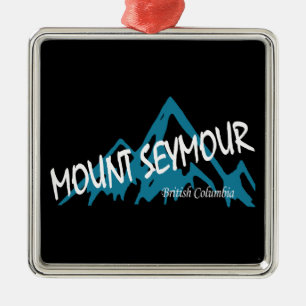 Mount Seymour Mountains Metal Tree Decoration