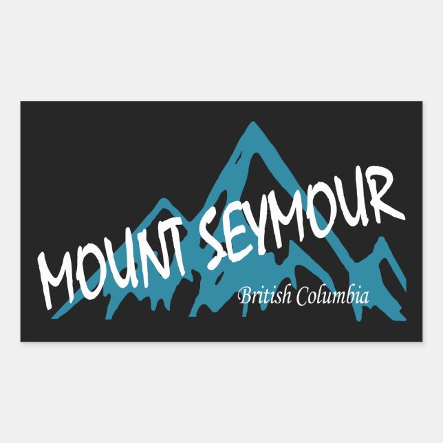 Mount Seymour Mountains Rectangular Sticker (Front)